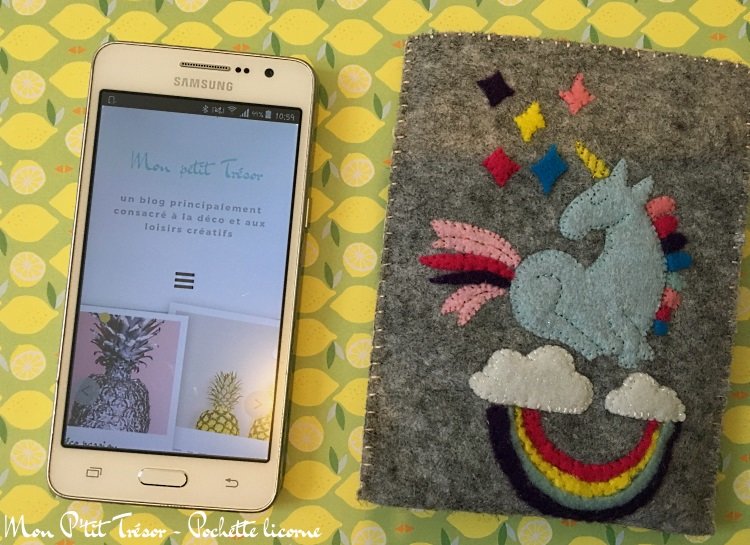 Pochette licorne