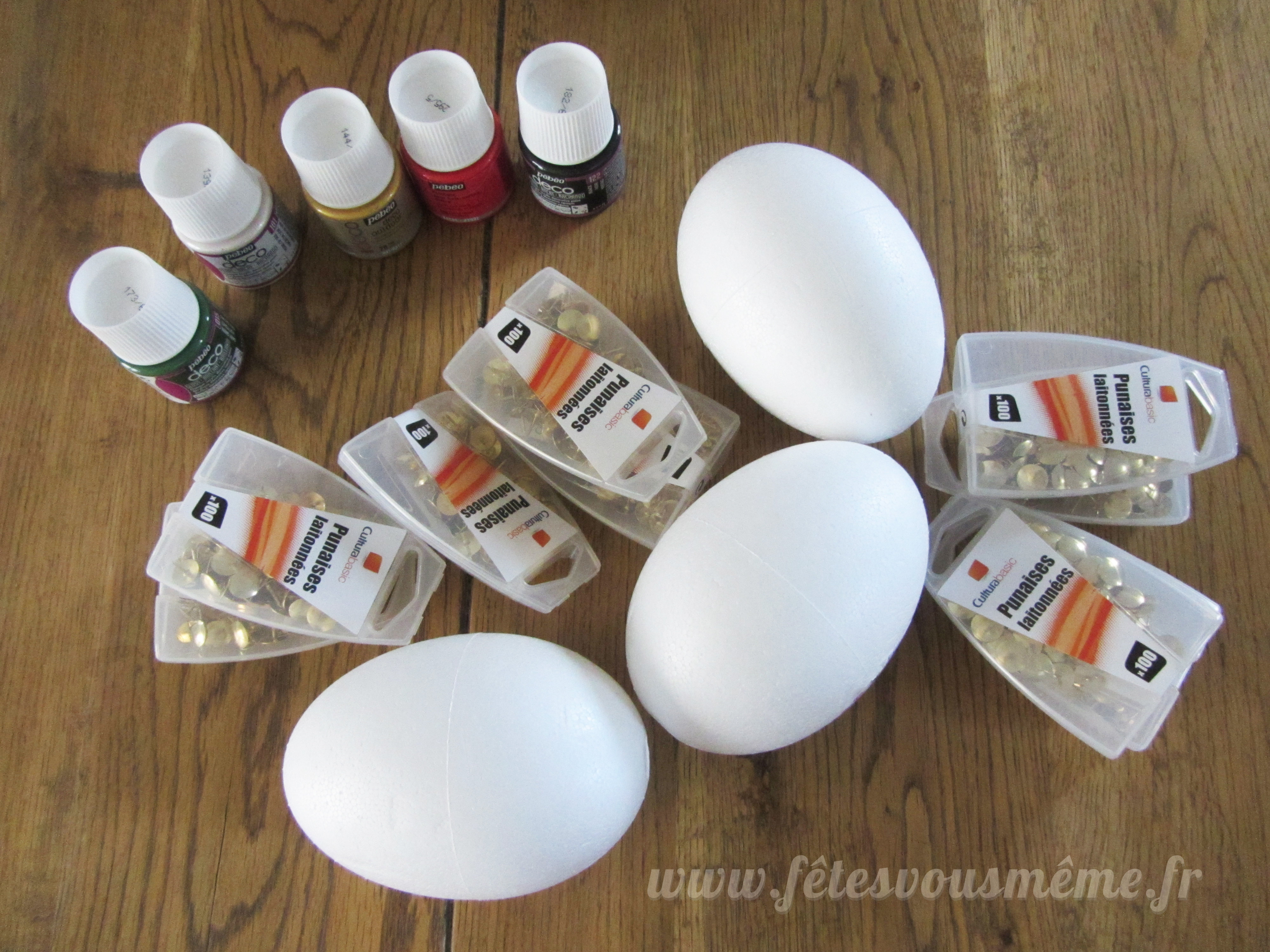 Fournitures oeufs dragon