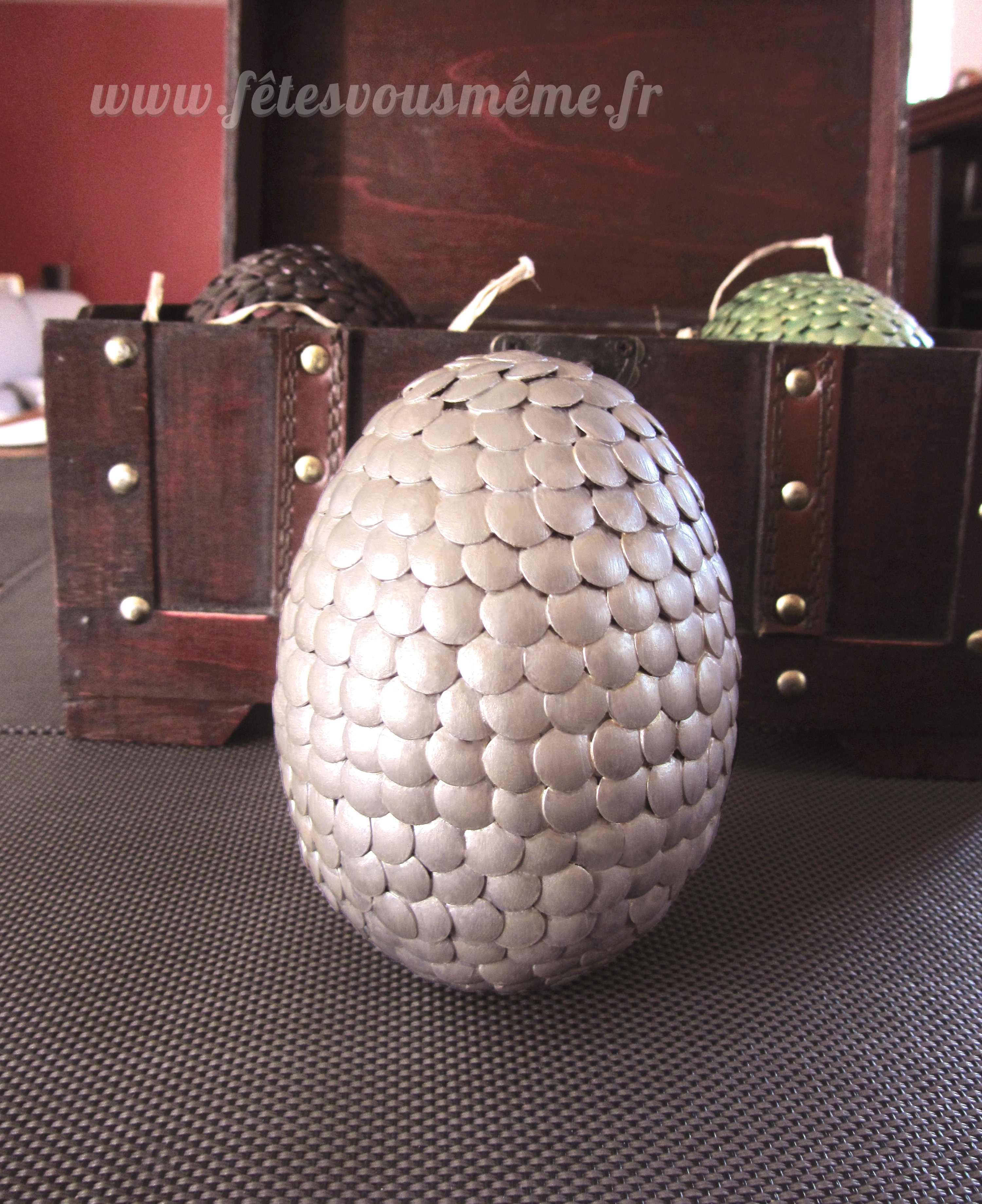 Tutoriel DIY Les Oeufs de Dragons version Game of Thrones