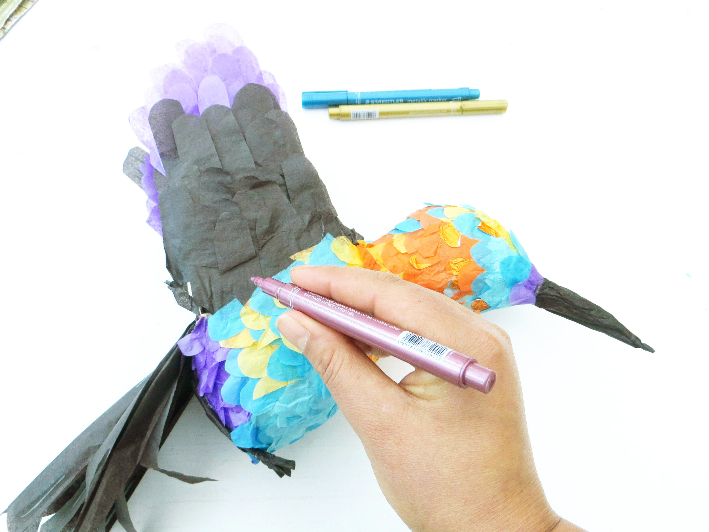 Tutoriel DIY Le printemps d'un colibri