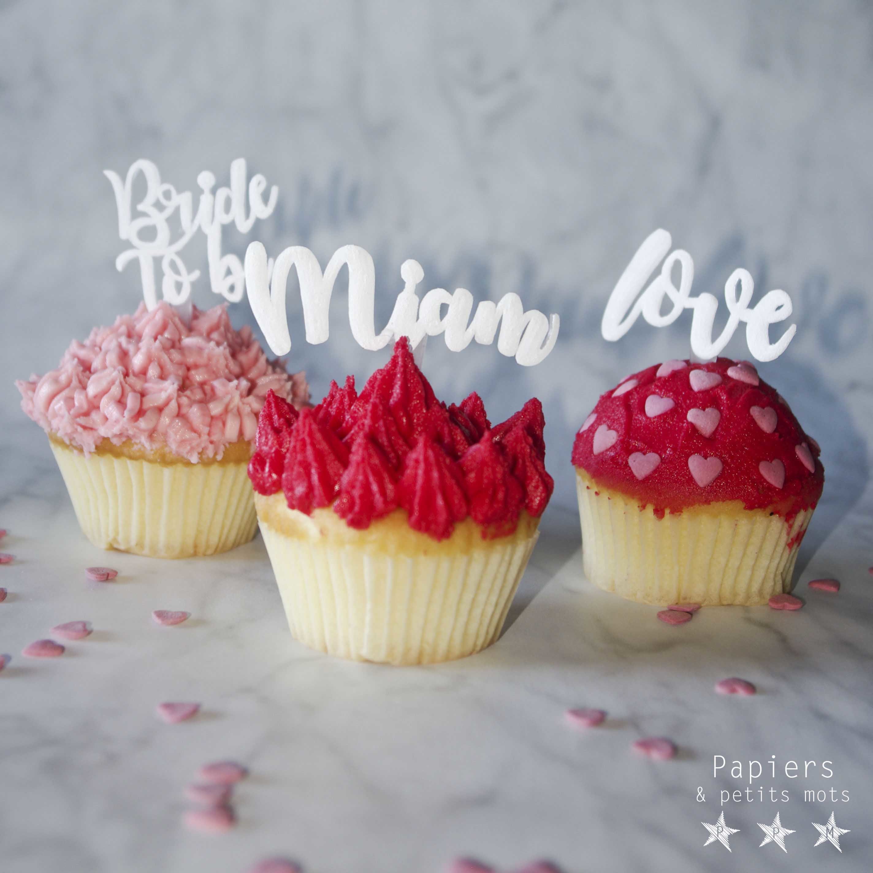 Cake topper plastique dingue 14