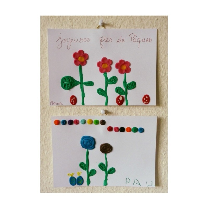 Carte de fleurs en p%c3%a2te %c3%a0 modeler chagazetvous oam x oxybul 1