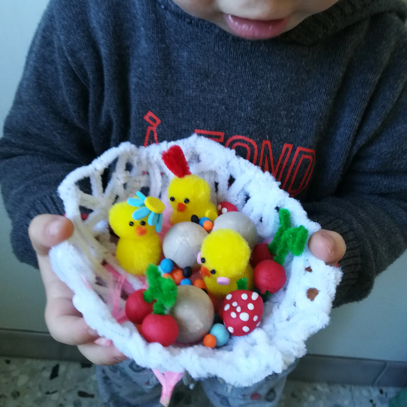 Diy tuto idee bricolage chapeau nid poussin oiseau oeuf paques deguisement modelage