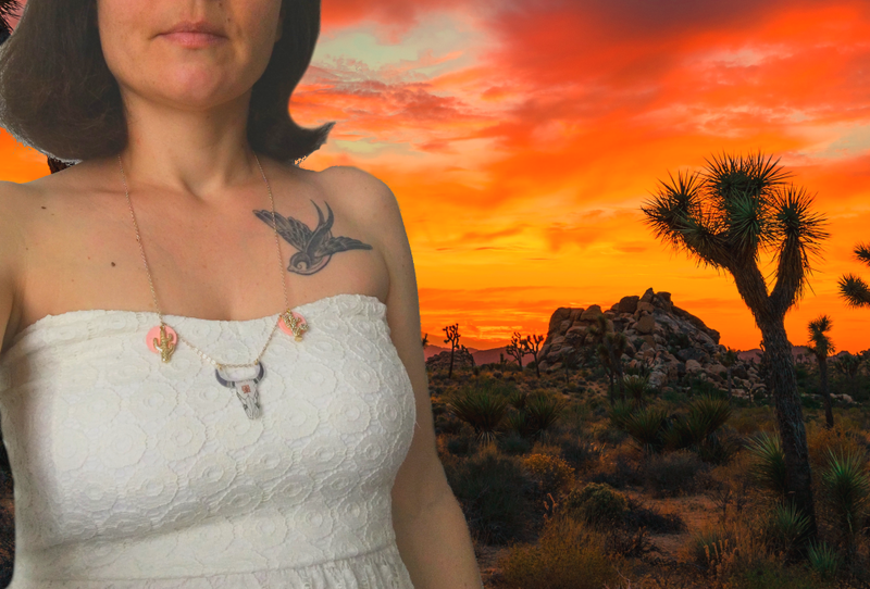 Collier boheme desert