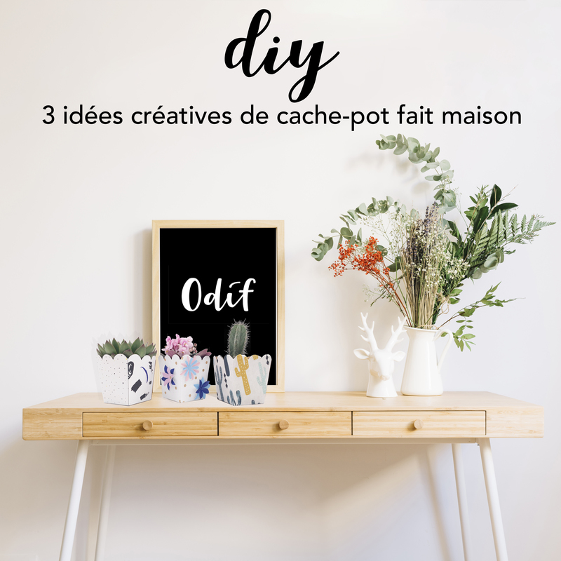 Odif diy cache pot