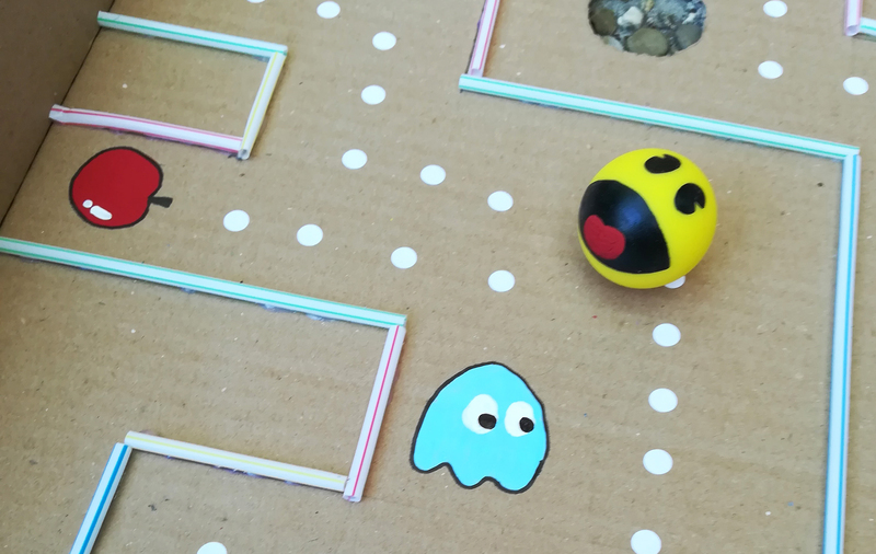 Diy tuto pac man geant labyrinthe