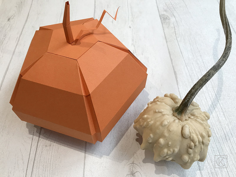 Diy paper halloween pumpkin kraftandcarat 21bd